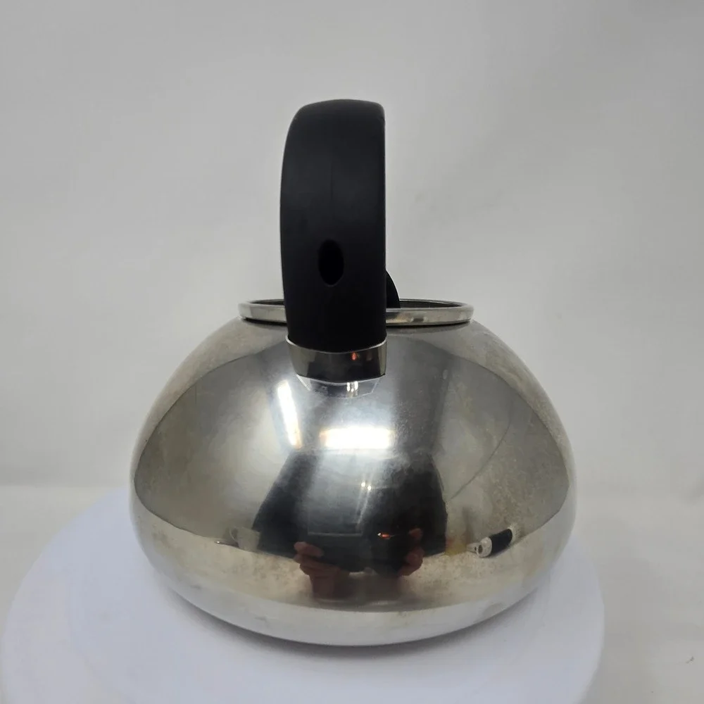 Brandani Stainless Steel‎ Whistling Tea Kettle Induction Gas Electric Stovetop